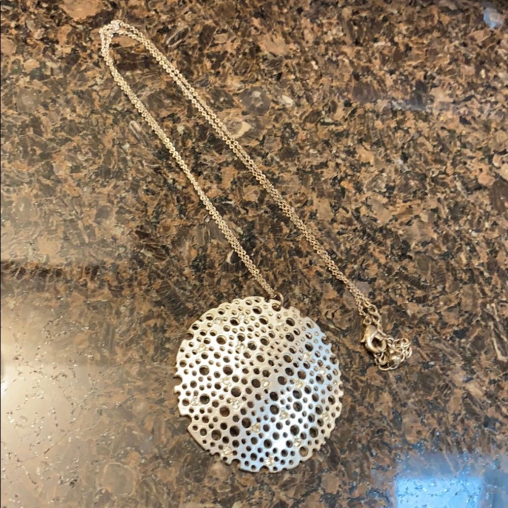 Honey comb necklace
